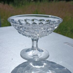 Vintage Fostoria Crystal Glass Sherbet Dishes Set Of 2